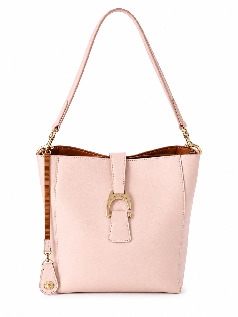 Dooney & Bourke Ashley Blush Pink Leather Shoulder Tote Bag Wallet Set NWT - Picture 2 of 16